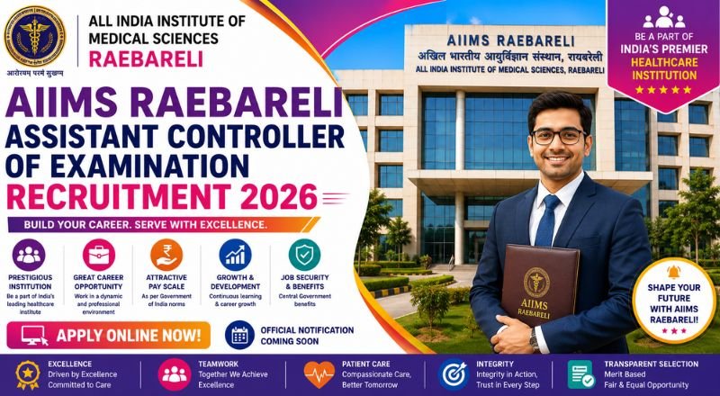 AIIMS Raebareli Recruitment 2026