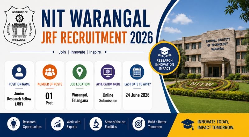 NIT Warangal JRF Recruitment 2026