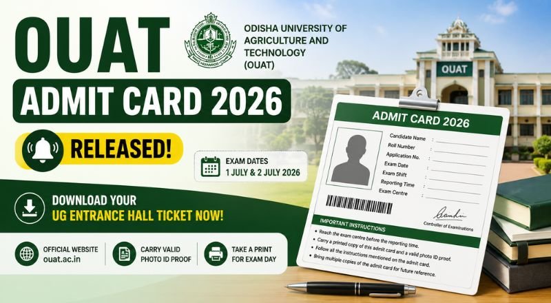 OUAT Admit Card 2026 download