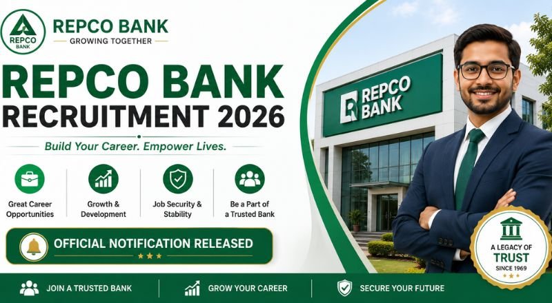 Repco Bank Recruitment 2026