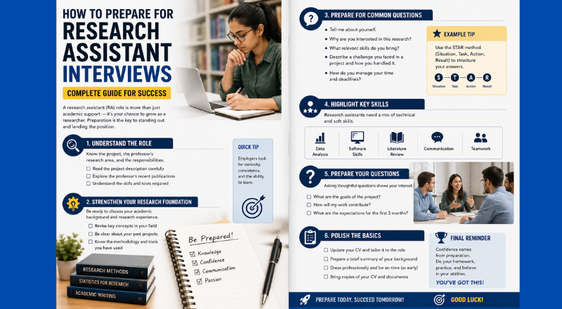 How to Prepare for Research Assistant Interviews