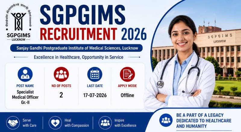 SGPGIMS Recruitment 2026