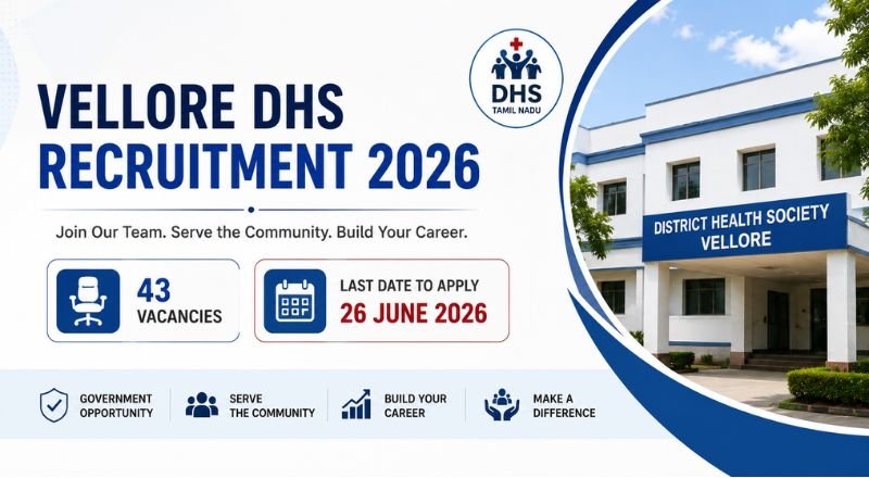 Vellore DHS Recruitment 2026