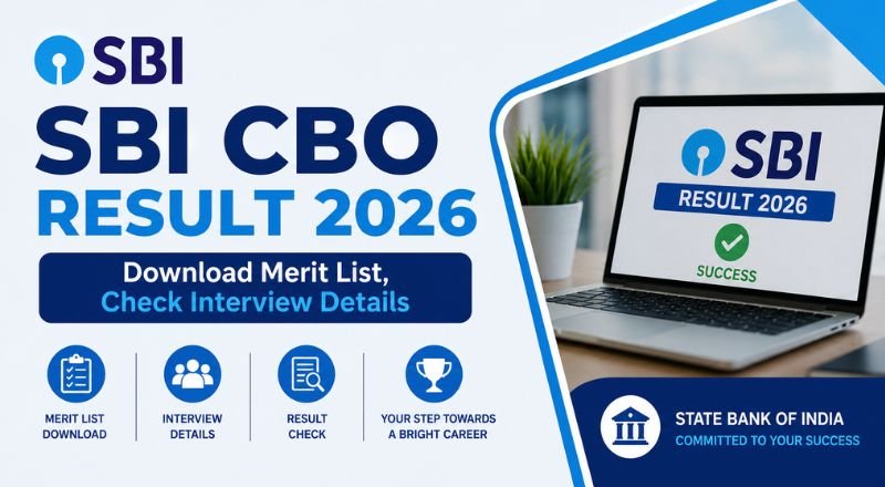 SBI CBO Result 2026